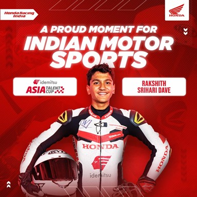 honda-racing-indias-rakshith-dave-to-represent-india-at-the-idemitsu-asia-talent-cup-2024-season