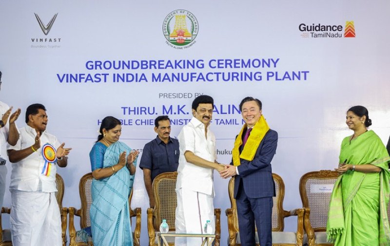 VINFAST ACCELERATES INTO INDIA: GROUNDBREAKING CEREMONY MARKS A MAJOR MILESTONE IN ITS GLOBAL EXPANSION decoding=
