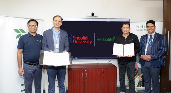 herbalife-india-signs-mou-with-shoolini-university-in-himachal-pradesh-direct-selling-to-become-part-of-their-curriculum-in-business-administration