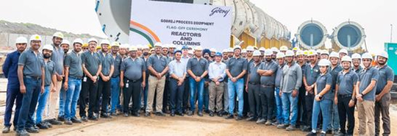 Godrej Enterprises Group Supplies Critical Process Equipment with specialized metallurgy to Mexico decoding=