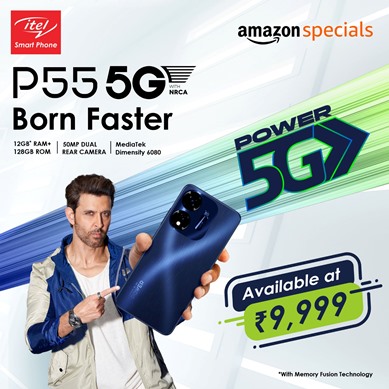 itel-launches-p55-power-5g-indias-most-affordable-5g-smartphone-under-10k-segment