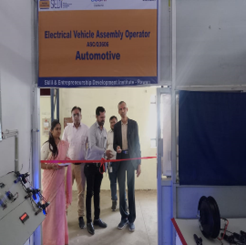 Ambuja Cements empowers rural youth with EV assembly training at SEDI Bhatapara decoding=