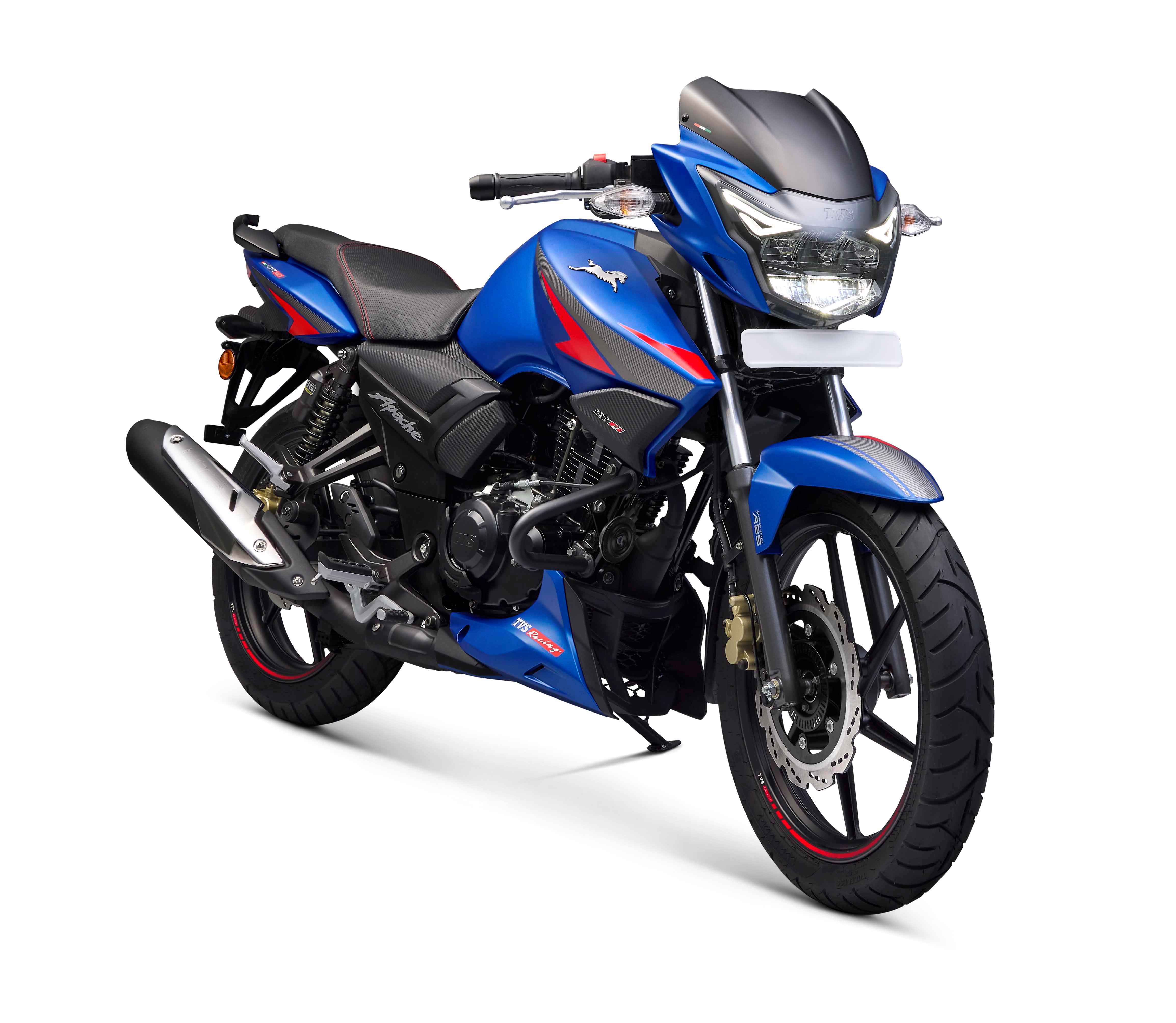 TVS Motor Company launches the all new 2022 TVS Apache RTR 160 and 2022 TVS Apache RTR 180 with more power, ride modes and SmartXonnectTM decoding=
