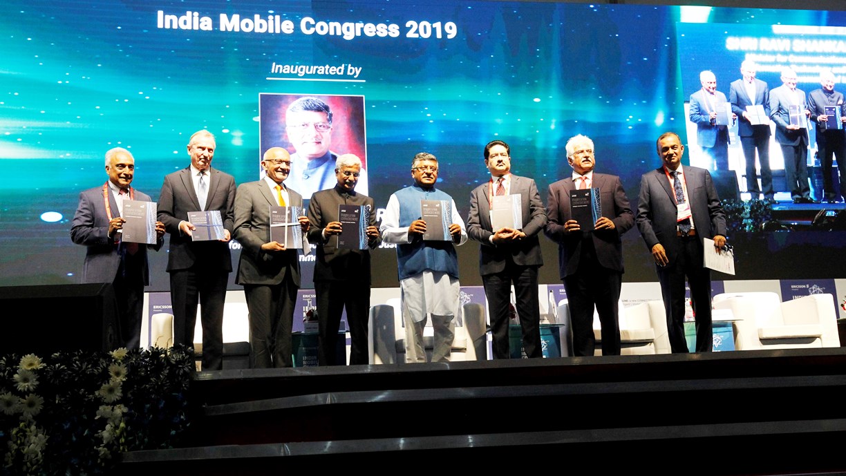 honble-telecom-minister-shri-ravi-shankar-prasad-inaugurates-the-india-mobile-congress-2019