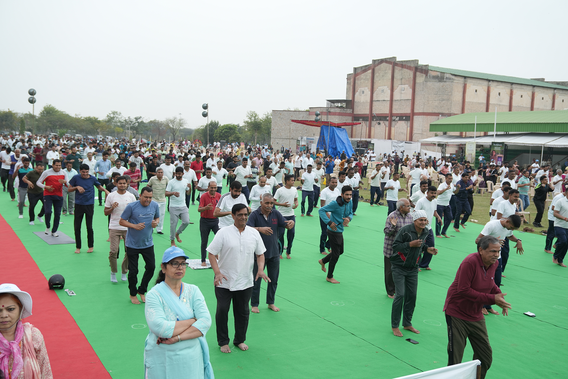 Three-day Yoga Festival ‘Har Dil Dhyan-Har Din Dhyan’ begins at Rajasthan University decoding=
