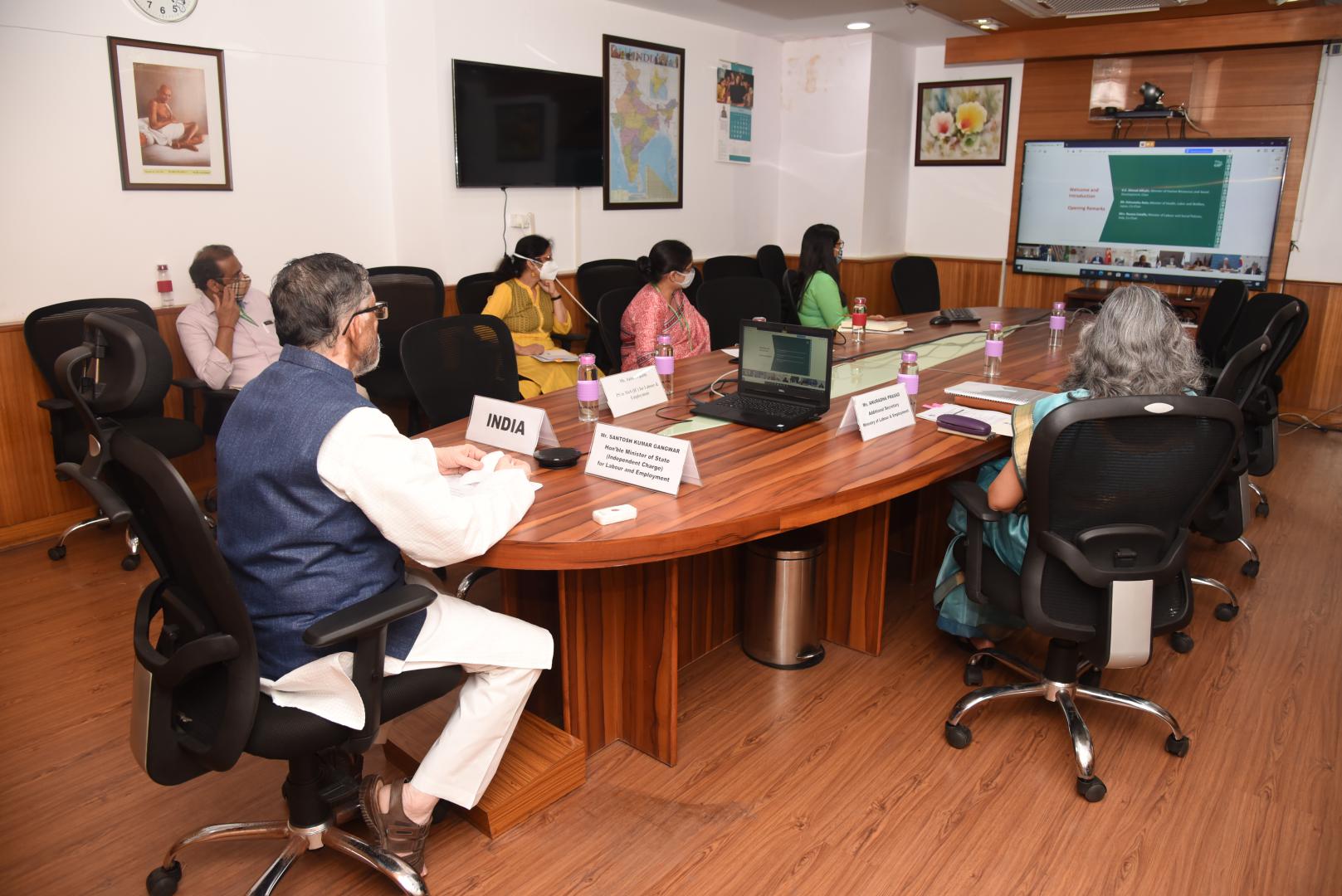 shri-gangwar-addressing-g-20-labour-and-employment-ministers-meet