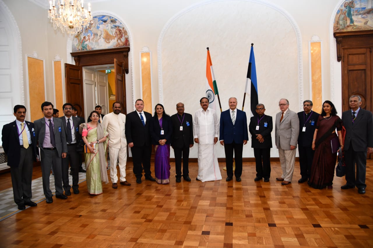 Vice President concludes the tri-nation tour to Baltic Region decoding=