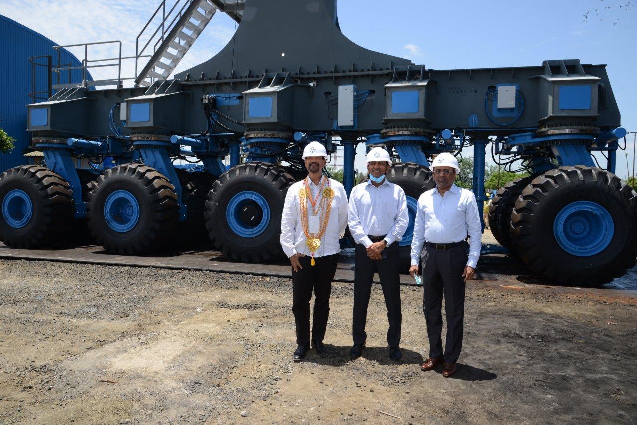 honble-minister-for-railways-flags-off-lt-built-full-span-launching-equipment-for-the-high-speed-rail-project