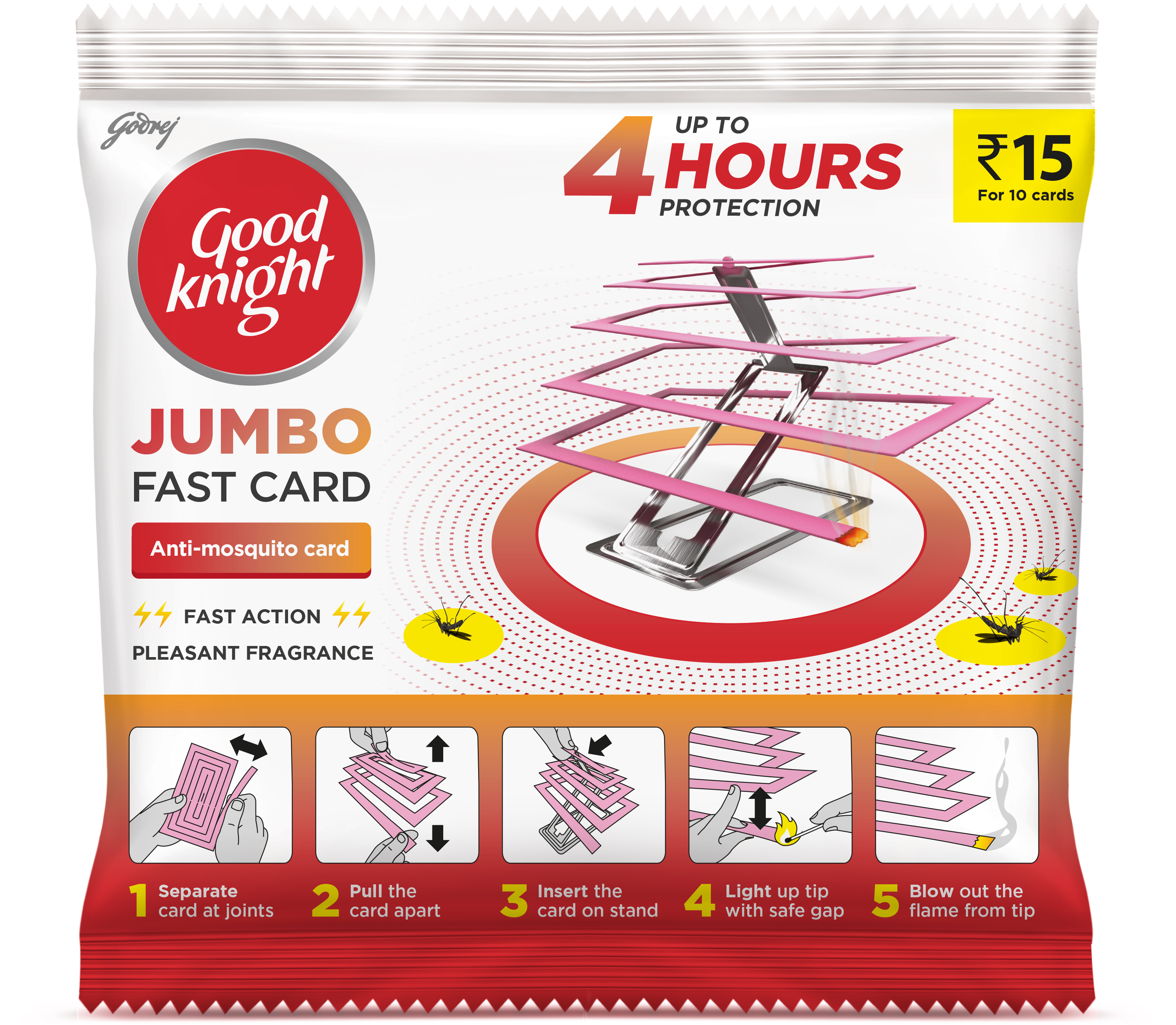 Goodknight unveils latest innovation – Jumbo Fast Card, a unique paper-based mosquito repellent at just INR 1.5 per usage decoding=
