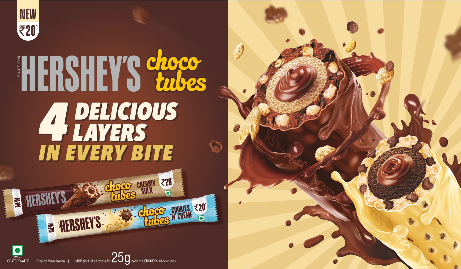 hershey-india-forays-into-chocolaty-coated-wafer-market-with-hersheys-choco-tubes-a-multi-textural-chocolaty-treat