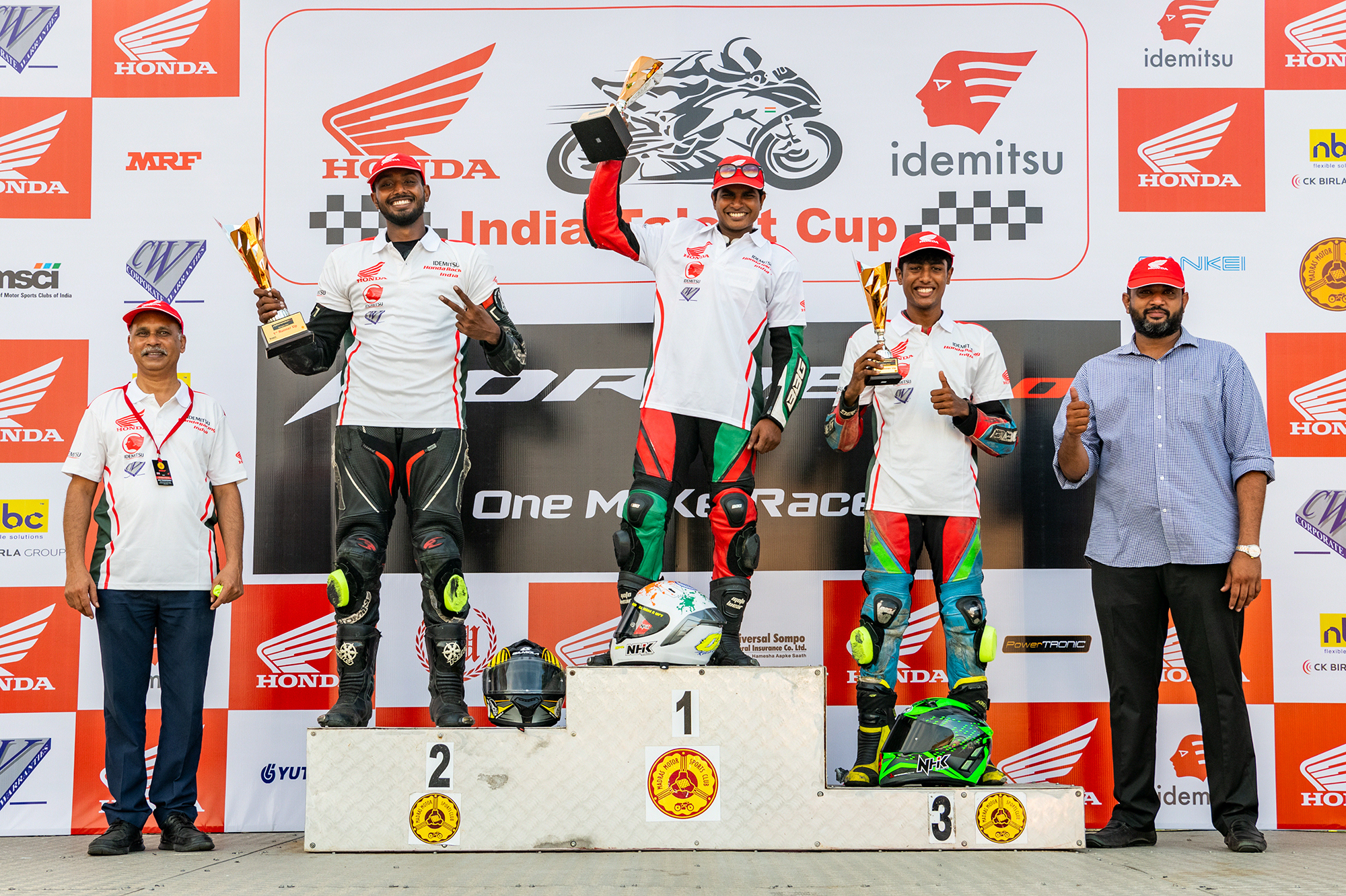 Young talent steals the show at Round 1 of IDEMITSU Honda India Talent Cup decoding=