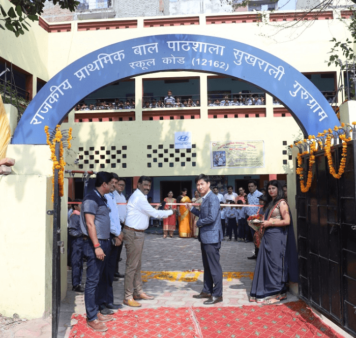 hyundai-motor-india-foundation-renovates-to-modernise-government-schools-in-sukhrali-gurugram