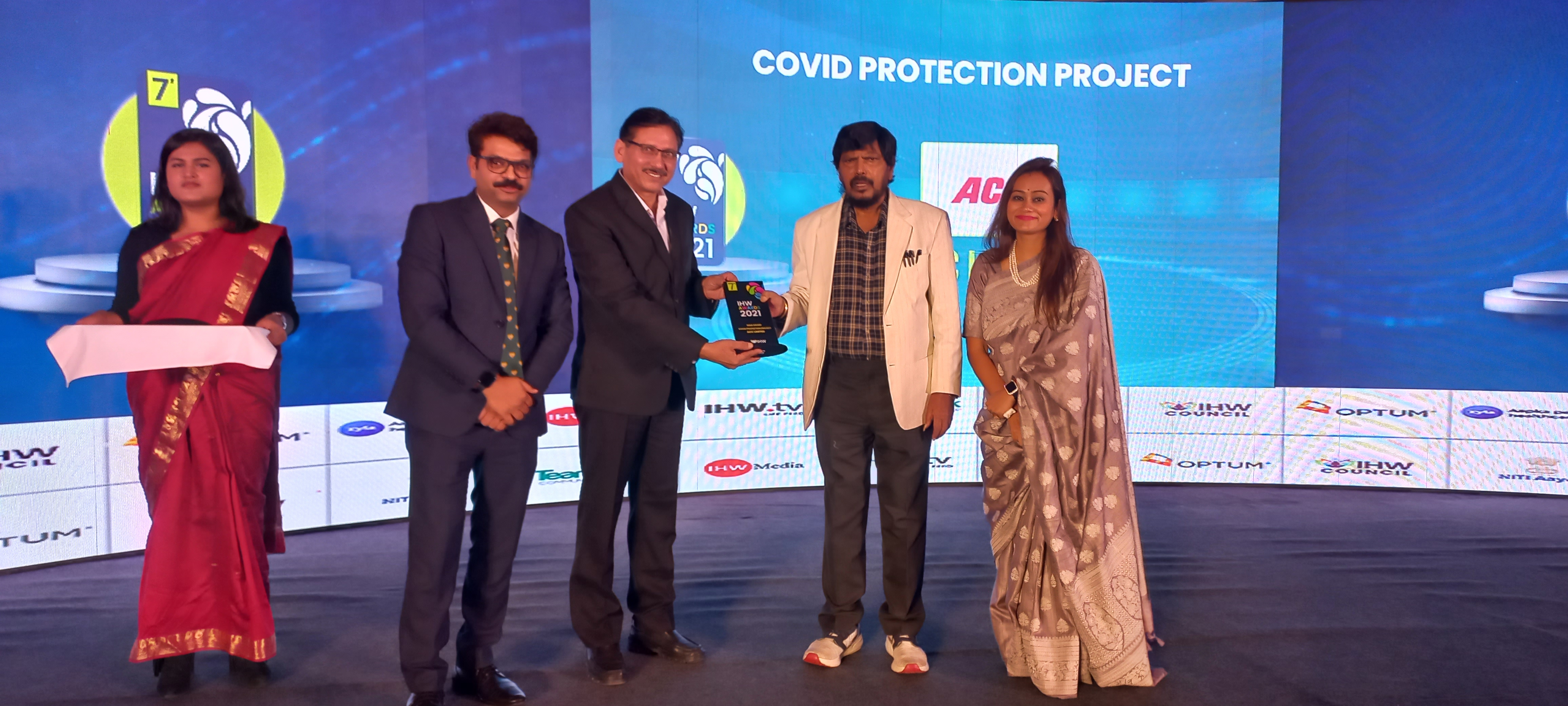 acc-limited-wins-gold-award-in-covid-protection-project-category-by-india-health-wellness-summit-2021