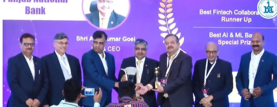 Punjab National Bank bags TWO awards at the IBA Technology Conference, Expo & Awards decoding=