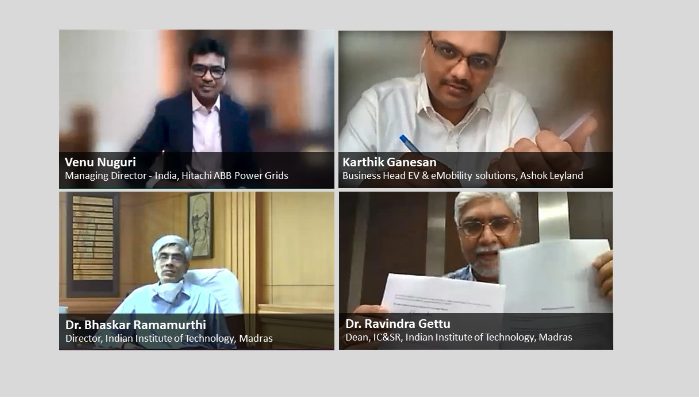 Hitachi ABB Power Grids teams up with Ashok Leyland in e-bus pilot at IIT Madras campus decoding=