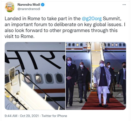 arrival-of-prime-minister-to-rome