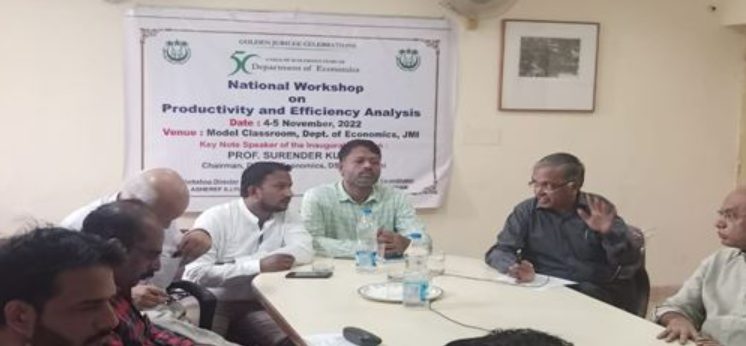 jmi-organises-national-workshop-on-productivity-efficiency-analysis