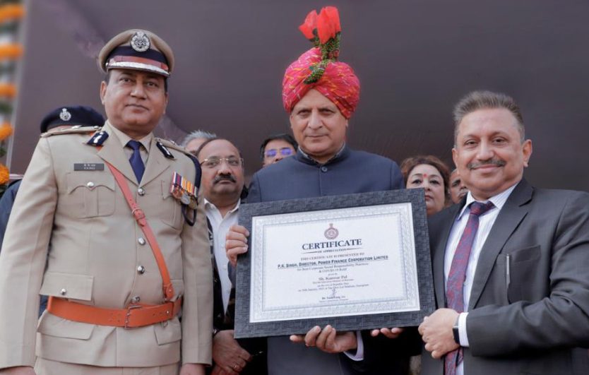 pfc-receives-certificate-of-appreciation-for-best-csr-practices-covid-19-relief-work