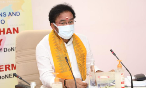 union-minister-for-tourism-culture-and-doner-holds-review-meeting-with-officials-tourism-departments-of-punjab-haryana-ut-of-chandigarh