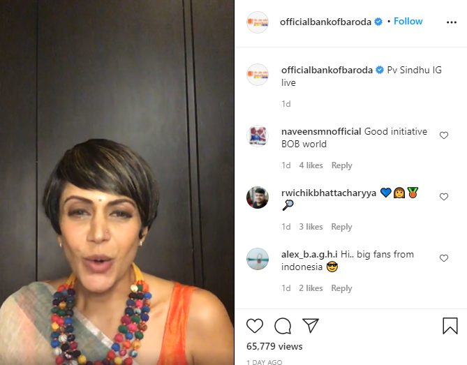 2x-olympic-medallist-pv-sindhu-interacts-with-fans-in-a-insta-live-ama-session-powered-by-bank-of-baroda