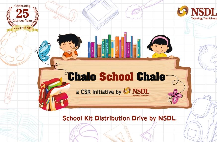 nsdl-launches-chalo-school-chale-campaign-across-india
