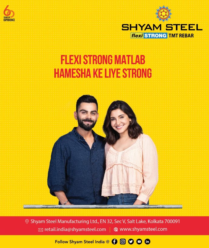 shyam-steel-launches-its-new-tvc-campaign-featuring-virat-kohli-anushka-sharma