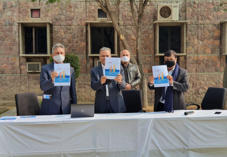 IIHMR Launches Brochure of SD Gupta School of Public Health on the Birth Centenary of Late Sh. P.D. Agarwal decoding=