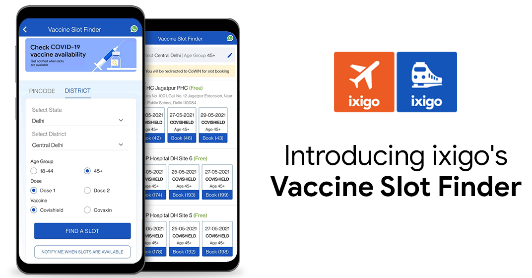 travel-app-ixigo-launches-real-time-covid-19-vaccine-slot-finder