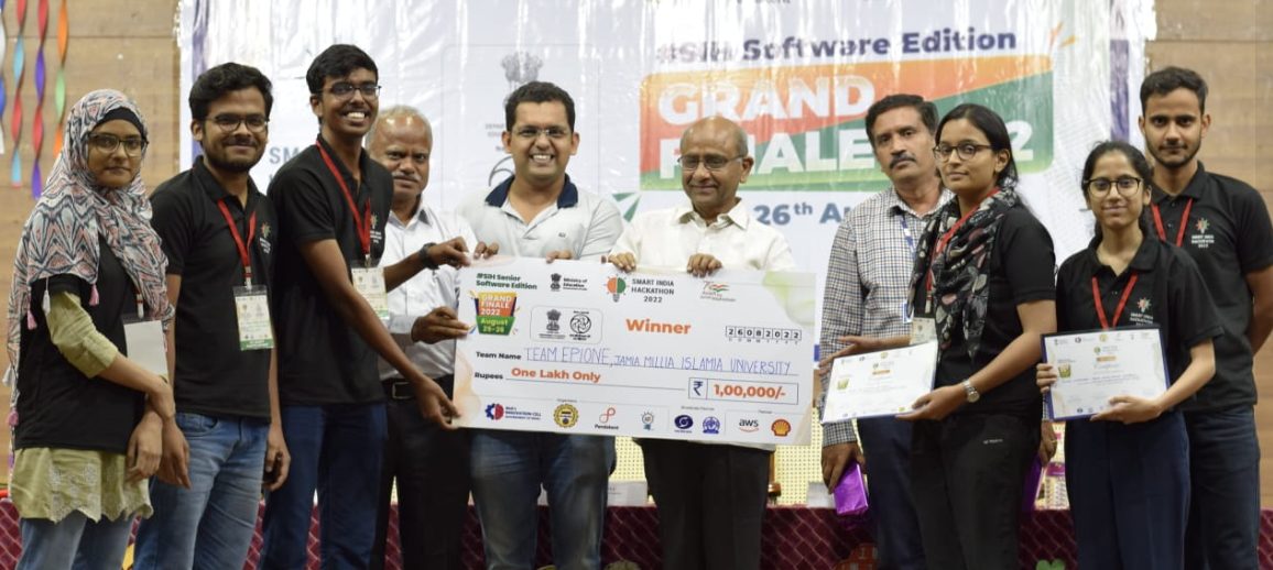JMI’s Team Epione wins Smart India Hackathon 2022 decoding=