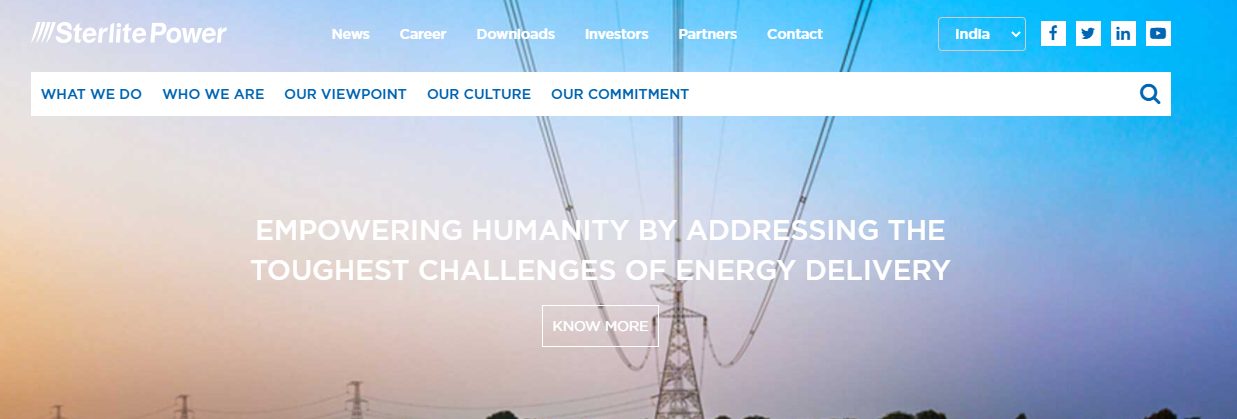 Sterlite Power secures INR 580 crore funding from REC for Udupi Kasargode Transmission Project decoding=