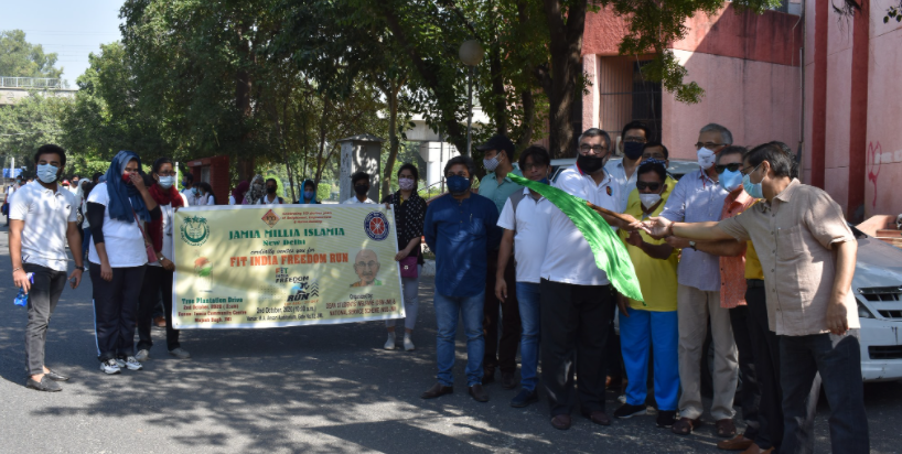 Several programs were held in the university in connection with Gandhi ji’s birthday