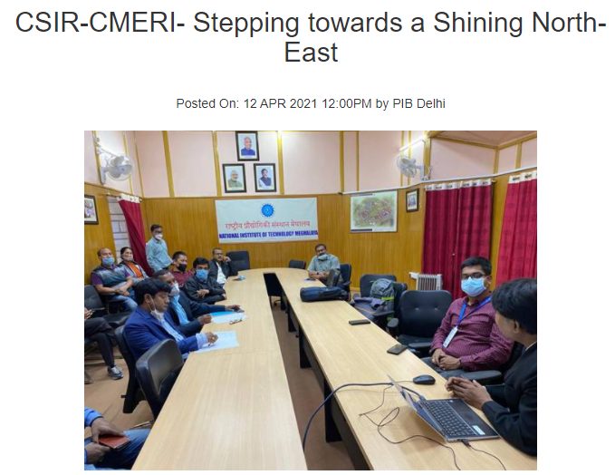csir-cmeri-exhibited-its-technologies-in-the-conclave-and-techno-fair-on-transforming-meghalaya-state-through-science-and-technology-interventions