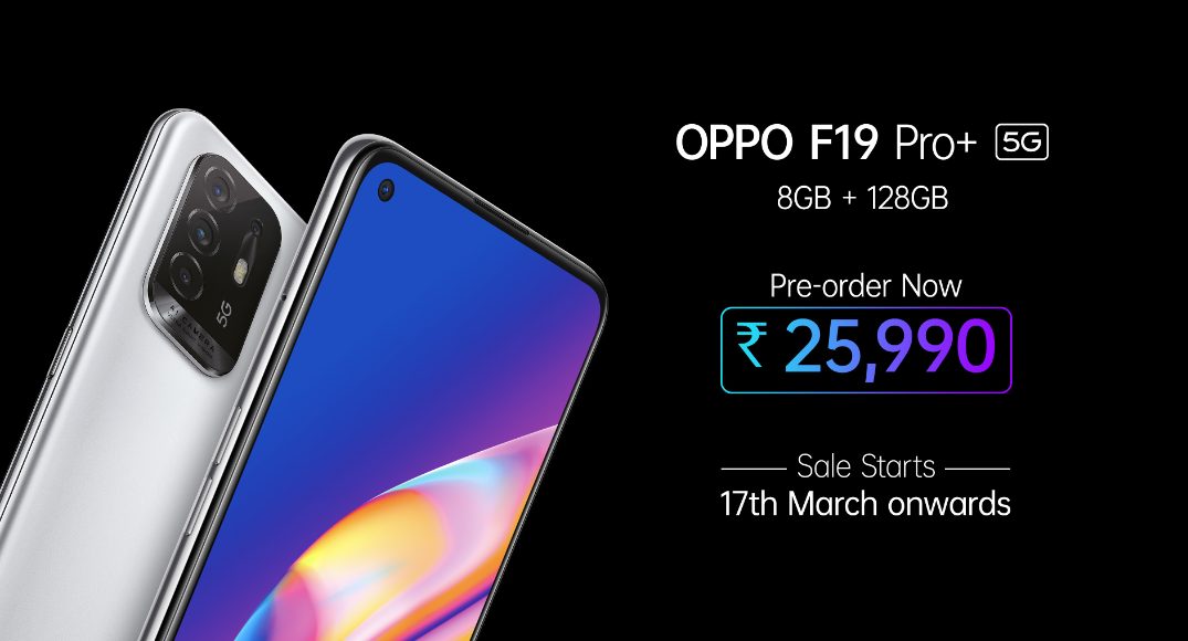 OPPO India introduces F19 Pro Series with 5G along with OPPO Band Style decoding=