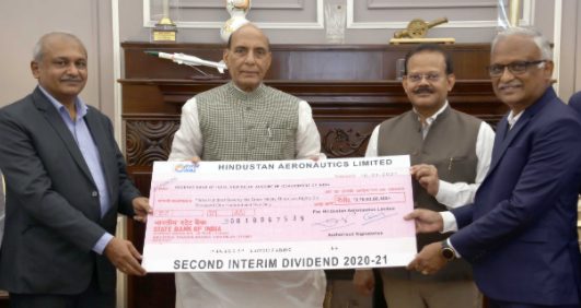 hindustan-aeronautics-limited-paid-the-second-interim-dividend-of-rs-376-93-crore