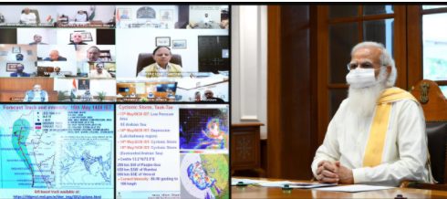 prime-minister-holds-high-level-meeting-to-review-preparedness-on-cyclone-tauktae