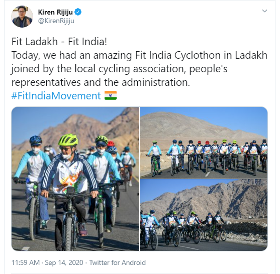 Shri Kiren Rijiju  laid Foundation Stones for various sports facilities costing over 12 crore rupees decoding=