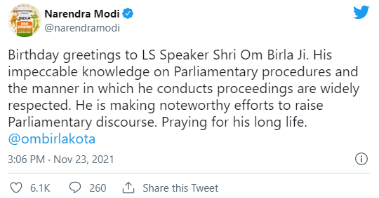 pm-greets-ls-speaker-shri-om-birla-on-his-birthday