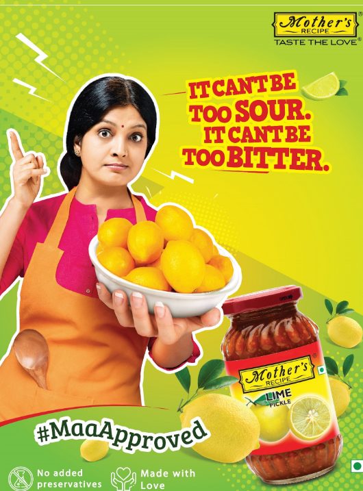 <strong>This Season, relish #MaaApproved pickles made with love by Mother’s Recipe</strong><strong></strong> decoding=