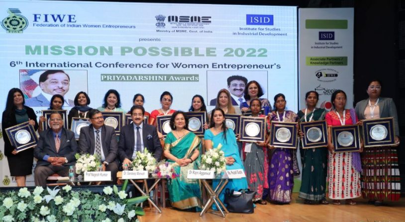 women-entrepreneurs-honored-with-coveted-priyadarshini-award-at-fiwes-6th-international-conference