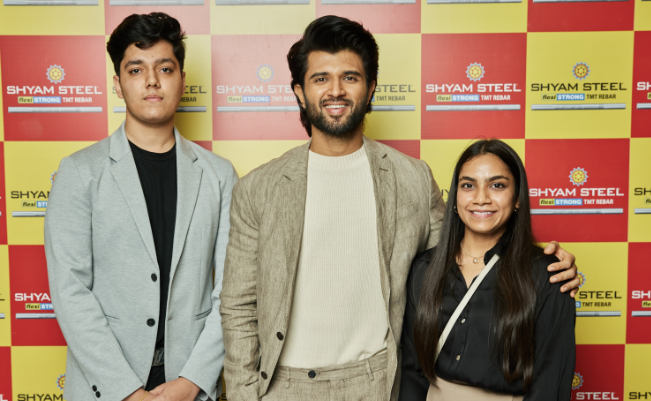 Shyam Steel ropes in Vijay Devarakonda as its Brand Ambassador decoding=