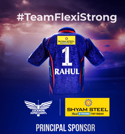 shyam-steel-joins-hands-with-ipl-franchise-lucknow-super-giants-as-principal-sponsors