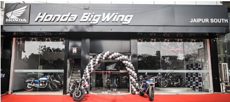Honda 2Wheelers India inaugurates BigWing in Jaipur (Rajasthan) decoding=