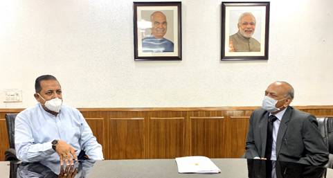 lieutenant-governor-r-k-mathur-calls-on-union-minister-dr-jitendra-singh