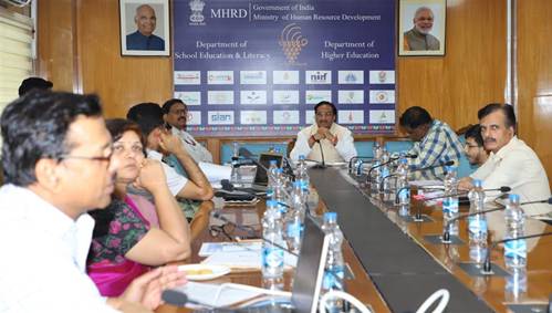 hrd-minister-dr-ramesh-pokhriyal-nishank-reviews-open-distance-learning-rusa-and-digital-initiatives-of-hrd-ministry