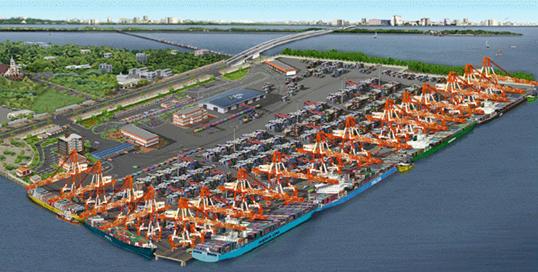 shri-mandaviya-reviews-the-development-of-indias-first-trans-shipment-hub-vallarpadam-terminal-of-cochin-portkerala