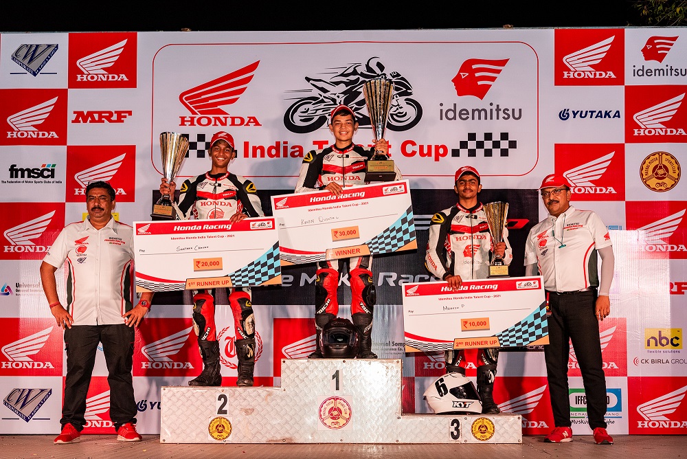 a-delightful-end-for-idemitsu-honda-sk69-racing-team-rajiv-sethu-in-2021-indian-national-motorcycle-racing-championship