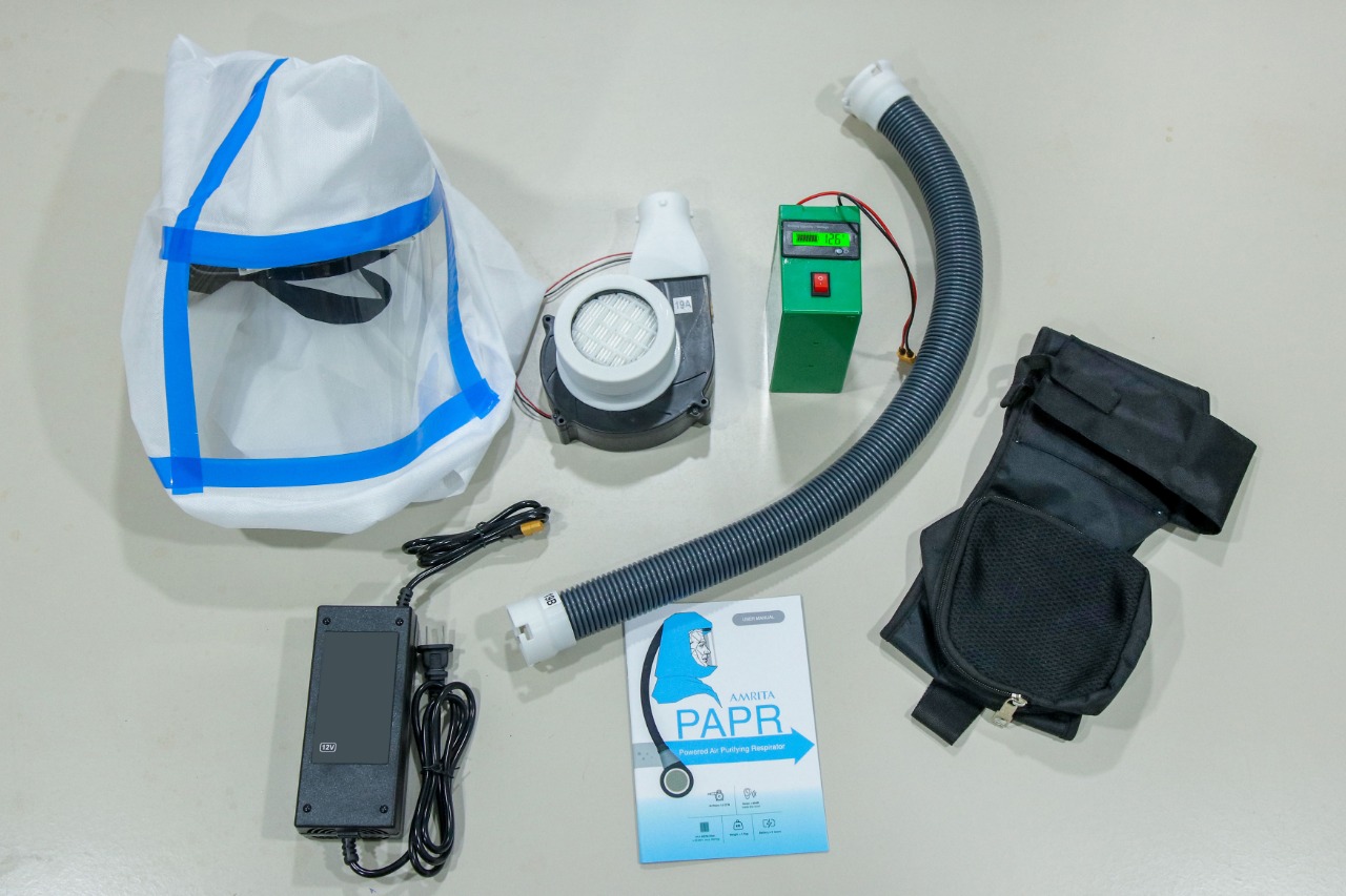 amrita-hospitals-and-ammachi-labs-develop-indias-most-cost-effective-papr-kits-for-frontline-healthcare-worker