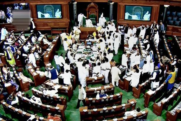 Lok Sabha adjourns till noon decoding=