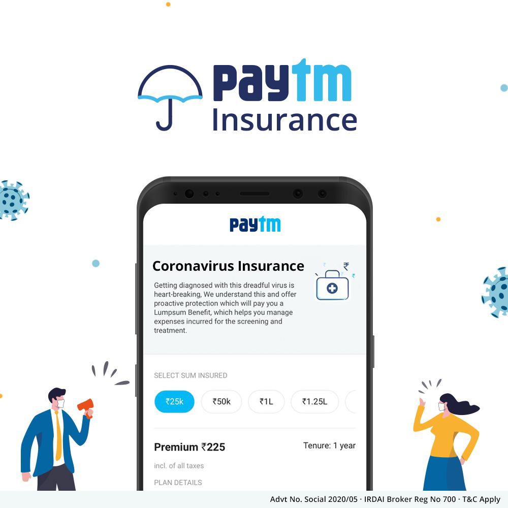 paytms-new-covid-19-insurance-covers-loss-of-pay-quarantine-expenses-and-treatment-costs