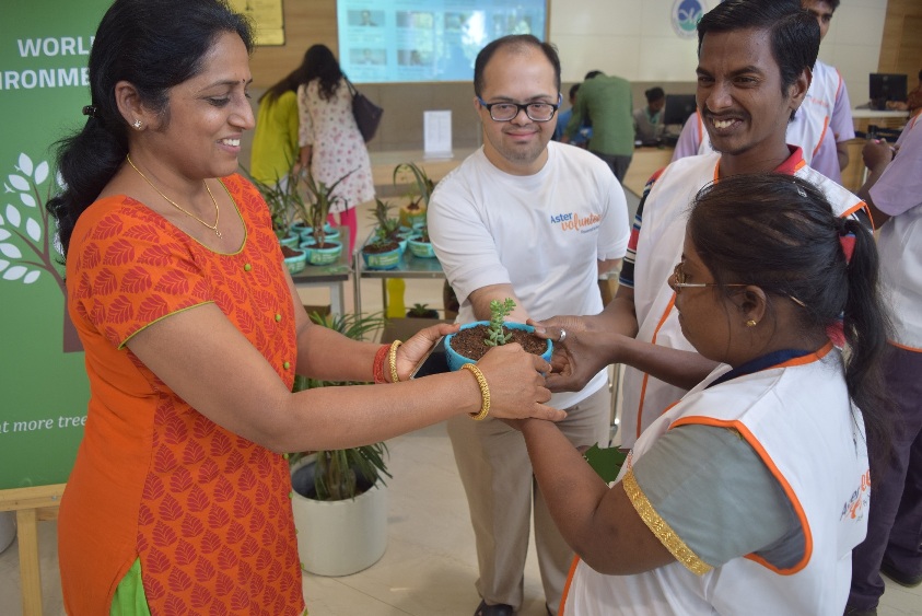 Aster CMI Hospital showcases its commitment to environment conservation decoding=